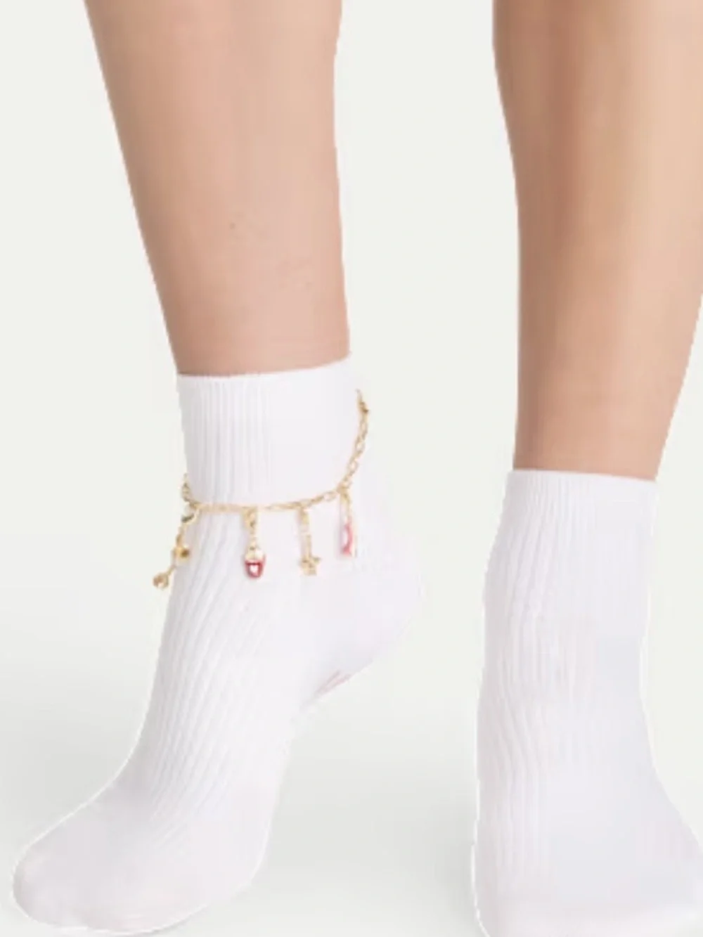 Bombas x Susan Alexandra Charms and Anklet Quarter Socks